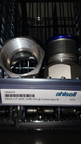 Overgangsmuffe innvendig gjenget, syrefast, A-press - a-collection