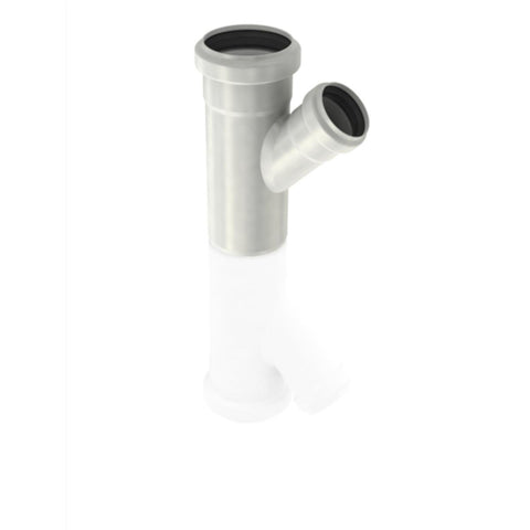 Grenrør enkelt, AISI 316, EN1.4404, Acopipe