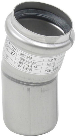 Bend 15°, AISI 316L, Europipe - Blücher