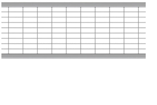 ACO Multiline gitterrist, galvanisert