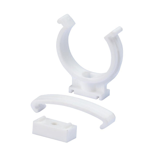 Sneppklammer hvit, Wafix - Wavin