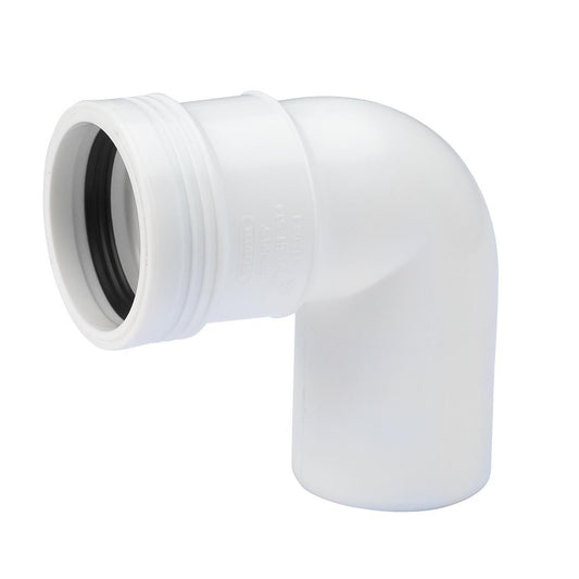 Bend 88° hvit, Wafix - Wavin