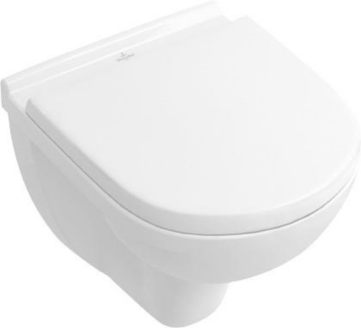 Veggskål O.Novo compact DF med SC/QR sete, Villeroy & Boch - Gustavsberg