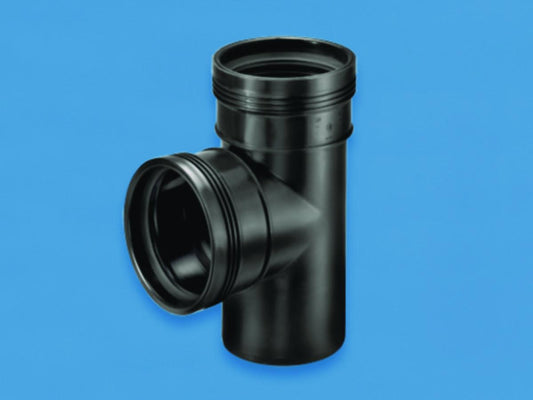 Grenrør 88° svart, Wafix - Wavin