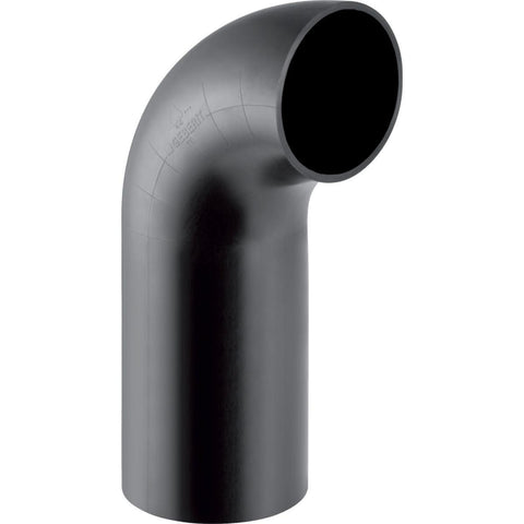 Bend 90° stor radius, PEH - Geberit