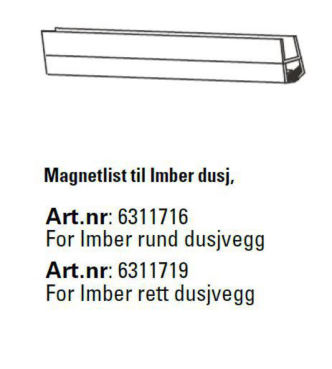 Reservedeler til Papilio dusjkabinett, a-collection