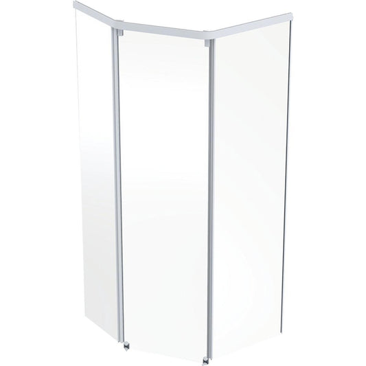 Dusjkabinett Showerama 10-5, fremparti pentagonal, Contura - Porsgrund