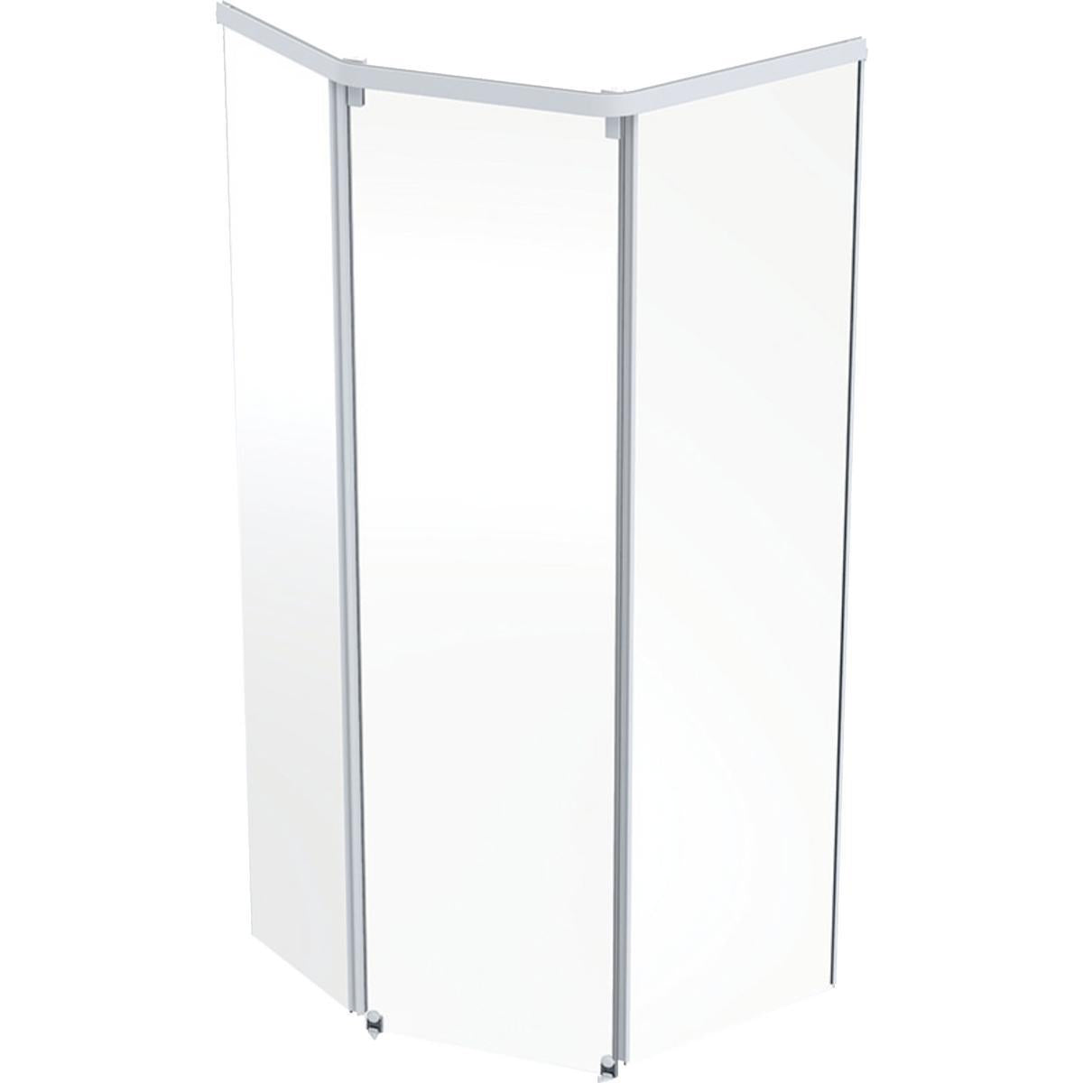 Dusjkabinett Showerama 10-5, fremparti pentagonal, Contura - Porsgrund