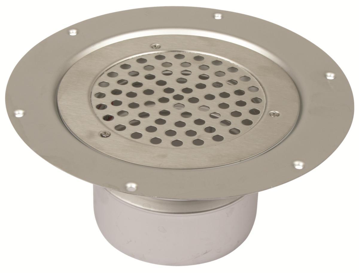 Sluk for vinylbelegg, loddrett Ø110 mm, Blücher