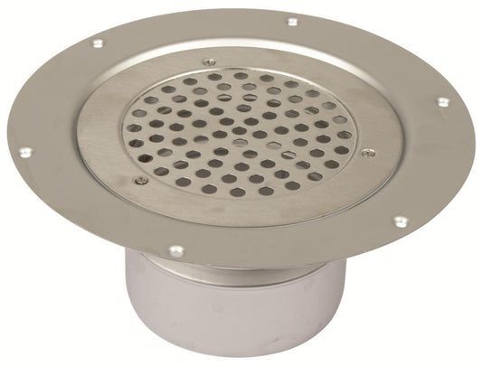 Sluk for vinylbelegg, loddrett Ø110 mm, Blücher
