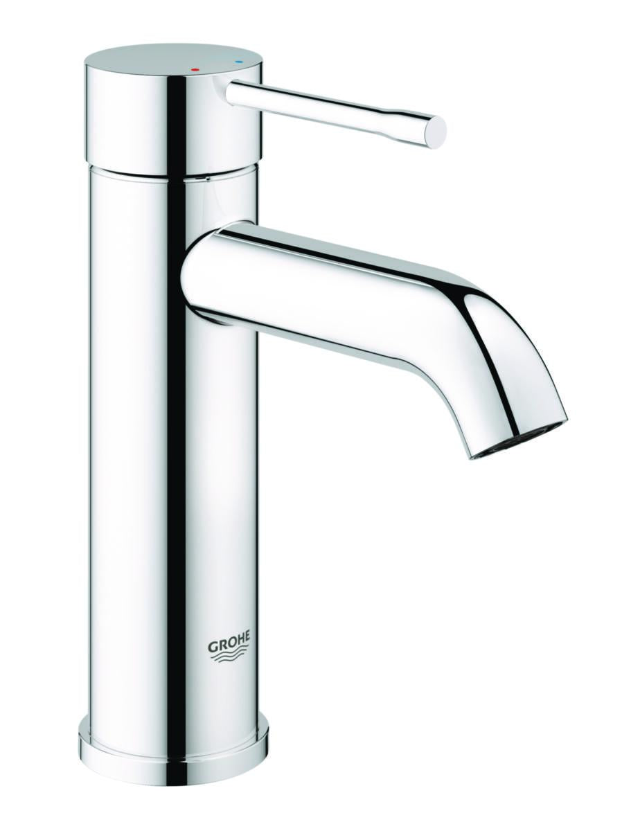 Servantbatteri Essence S med bøyd tut, Grohe