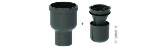 Unidrain utløpshus hjørne loddrett Ø 75