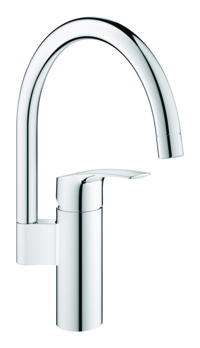 Kjøkkenbatteri Eurosmart ettgreps høy C-tut, Grohe