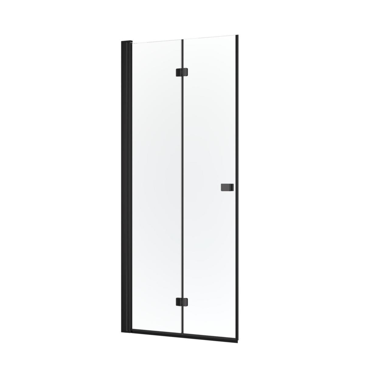 Foldedør Imber II rett matt svart, a-collection