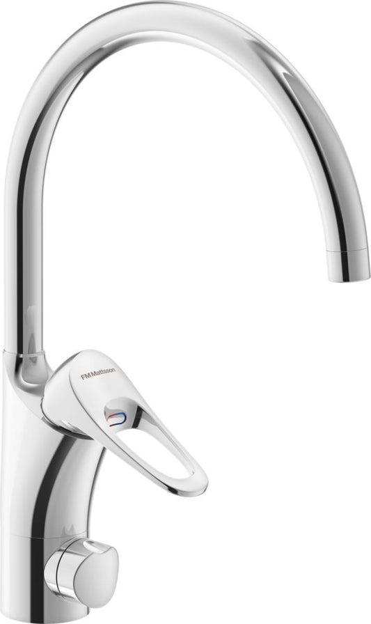 Kjøkkenbatteri 9000XE LEED 4 C-tut med avstenging, FMM