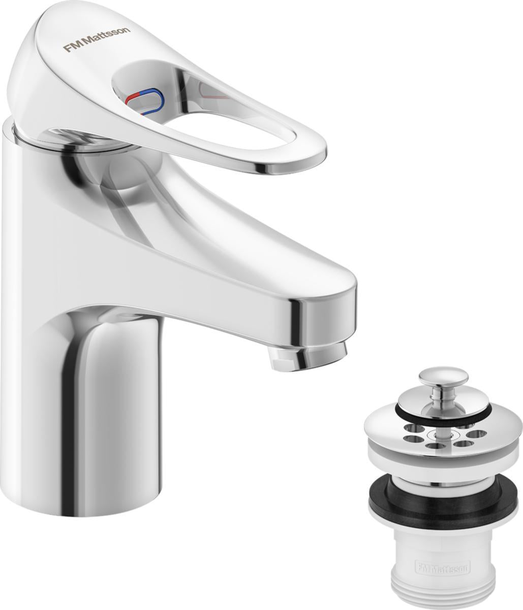 Servantbatteri 9000XE med silpluggventil, FMM