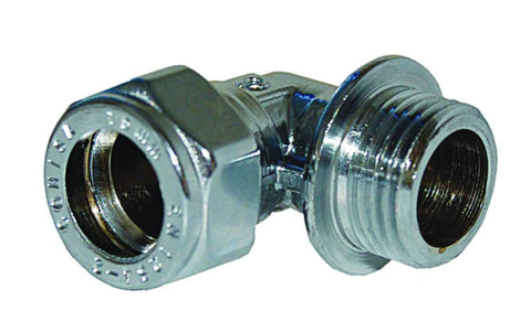 Albu 90° innv / ut.v gjenger A, forkrommet - a-collection