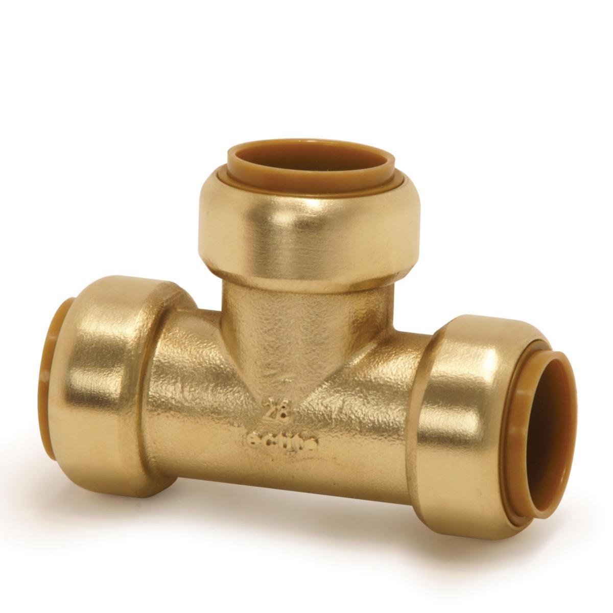 T-rør Tectite Classic, gul - Raufoss Water and Gas