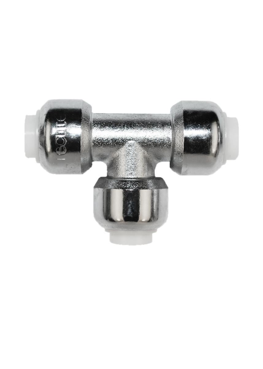 T-rør Tectite Classic, forkrommet - Raufoss Water and Gas