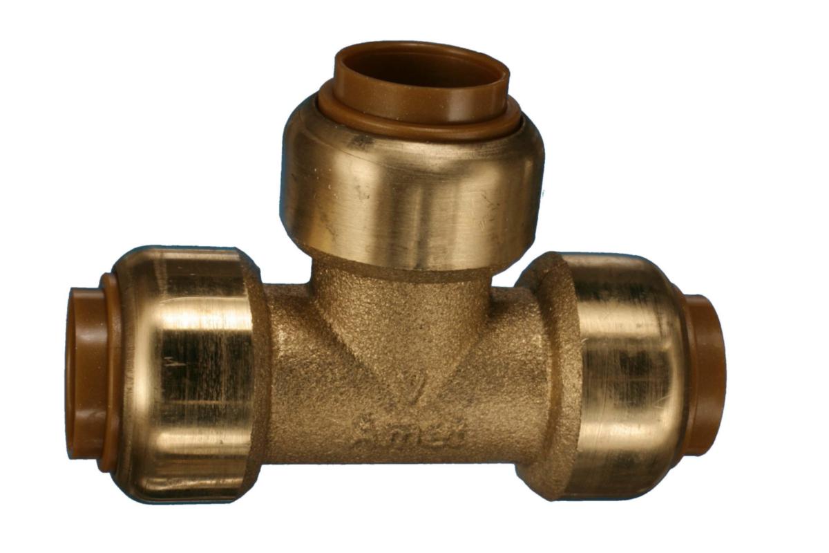 T-rør Tectite Classic, gul - Raufoss Water and Gas