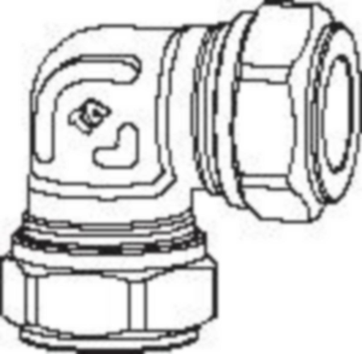 Albu 90° m/2 koblinger FPL - TA
