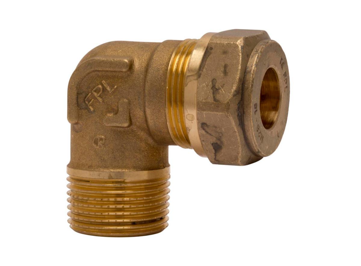 Albu 90° m/utvendige gjenger FPL - TA