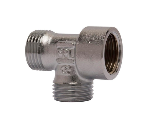 Kropp for T-rør innvendig gjenget FPL, forkrommet - TA