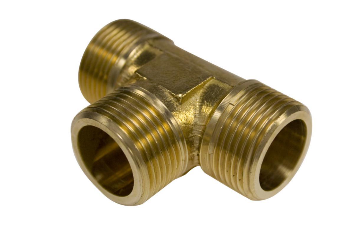 T-rør KRK 150, messing - EZZE