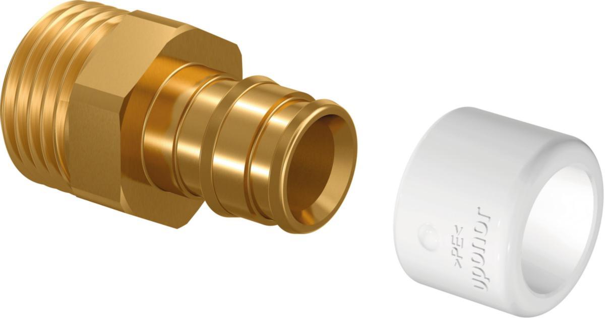 Nippel rett med utvendig gjenge, Quick & Easy - Uponor