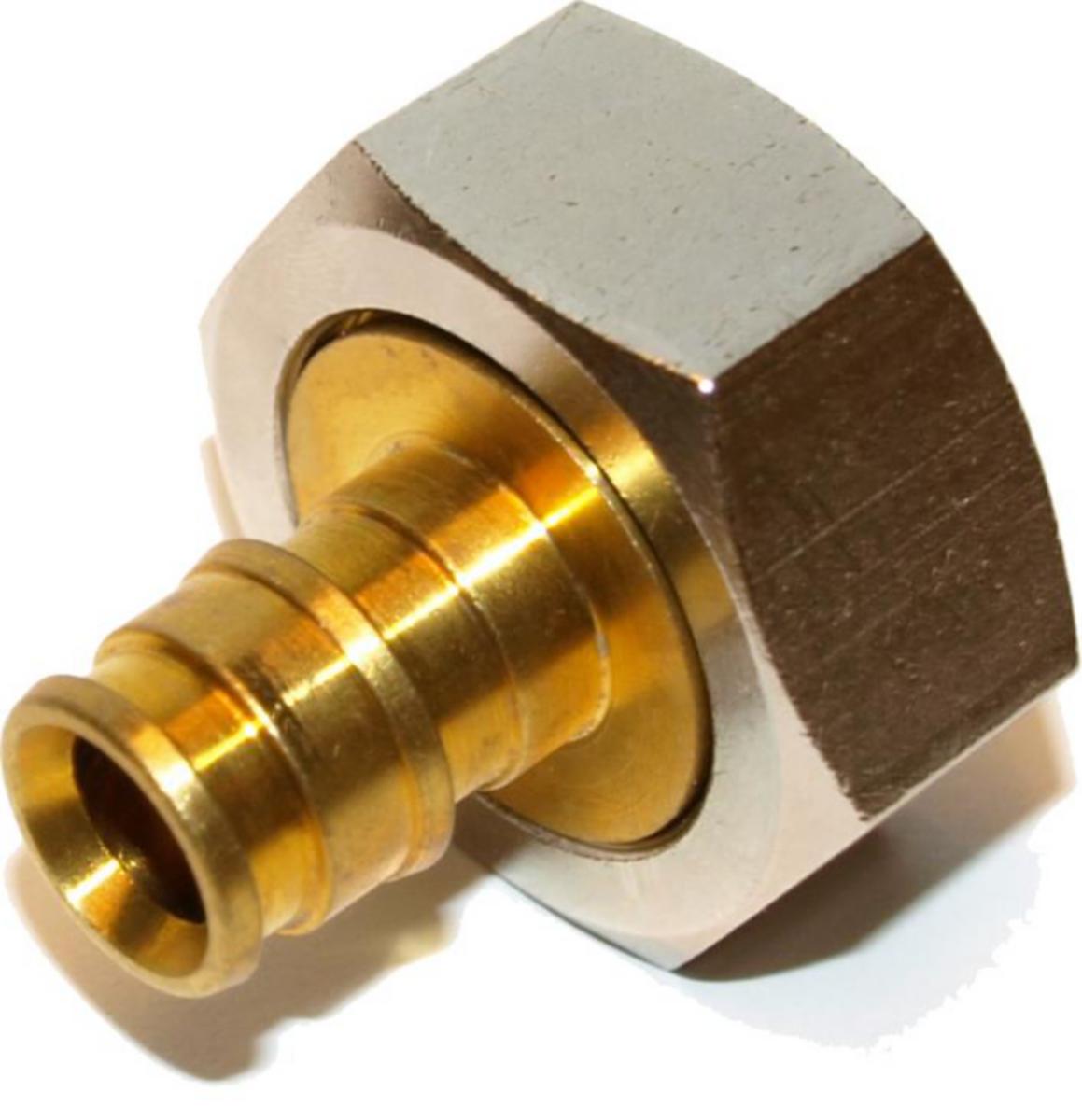 Nippel rett med løpende mutter, Quick & Easy - Uponor