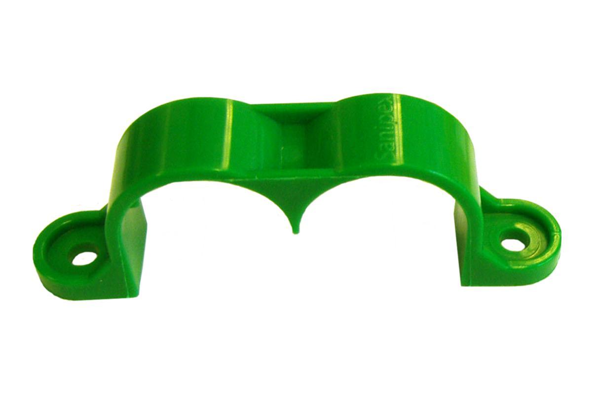 Plastklammer dobbel Sanipex - Armaturjonsson
