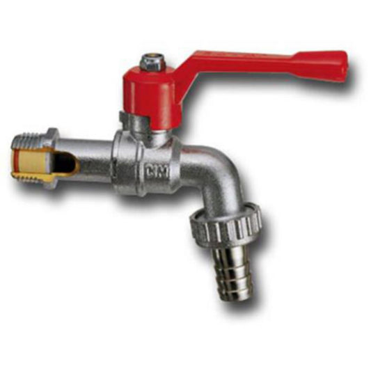 Kuletappekran med slange kupling og tilbakeslagsventil, CIM 34NR - Cimberio