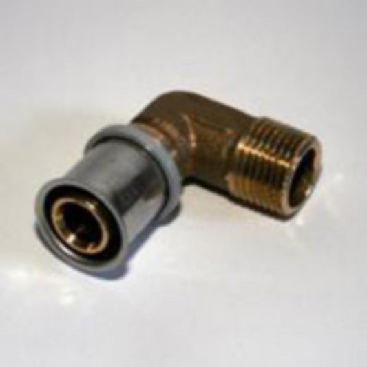 Albu 90° PressCheck med utvendige gjenger MS, Roth