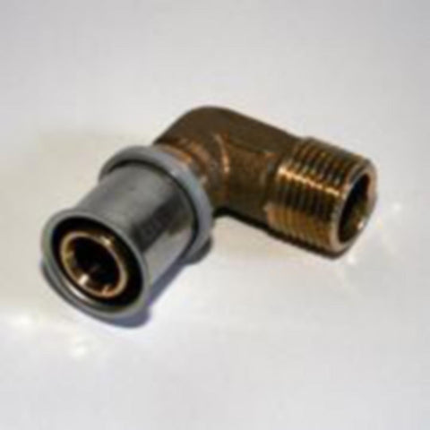 Albu 90° PressCheck med utvendige gjenger MS, Roth