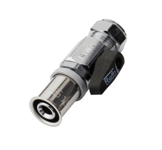 Kuleventil med klemring PressCheck, Roth