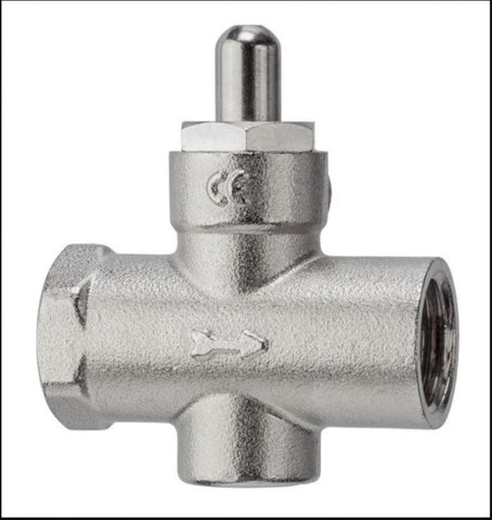 Trykknappventil for manometer, IMI