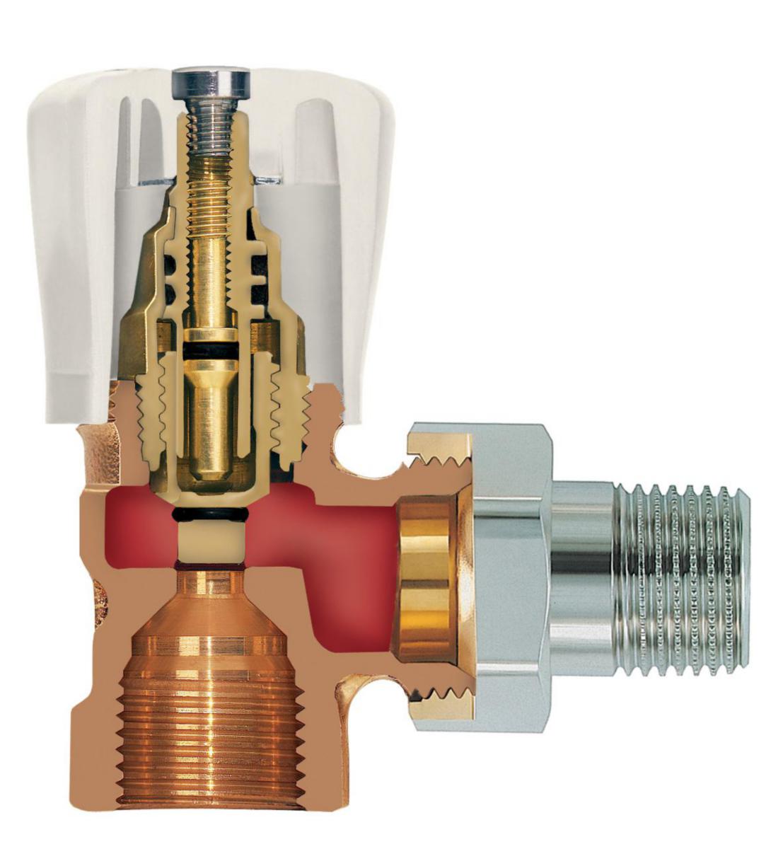 Radiatorventil RVO-1 vinkel - TA
