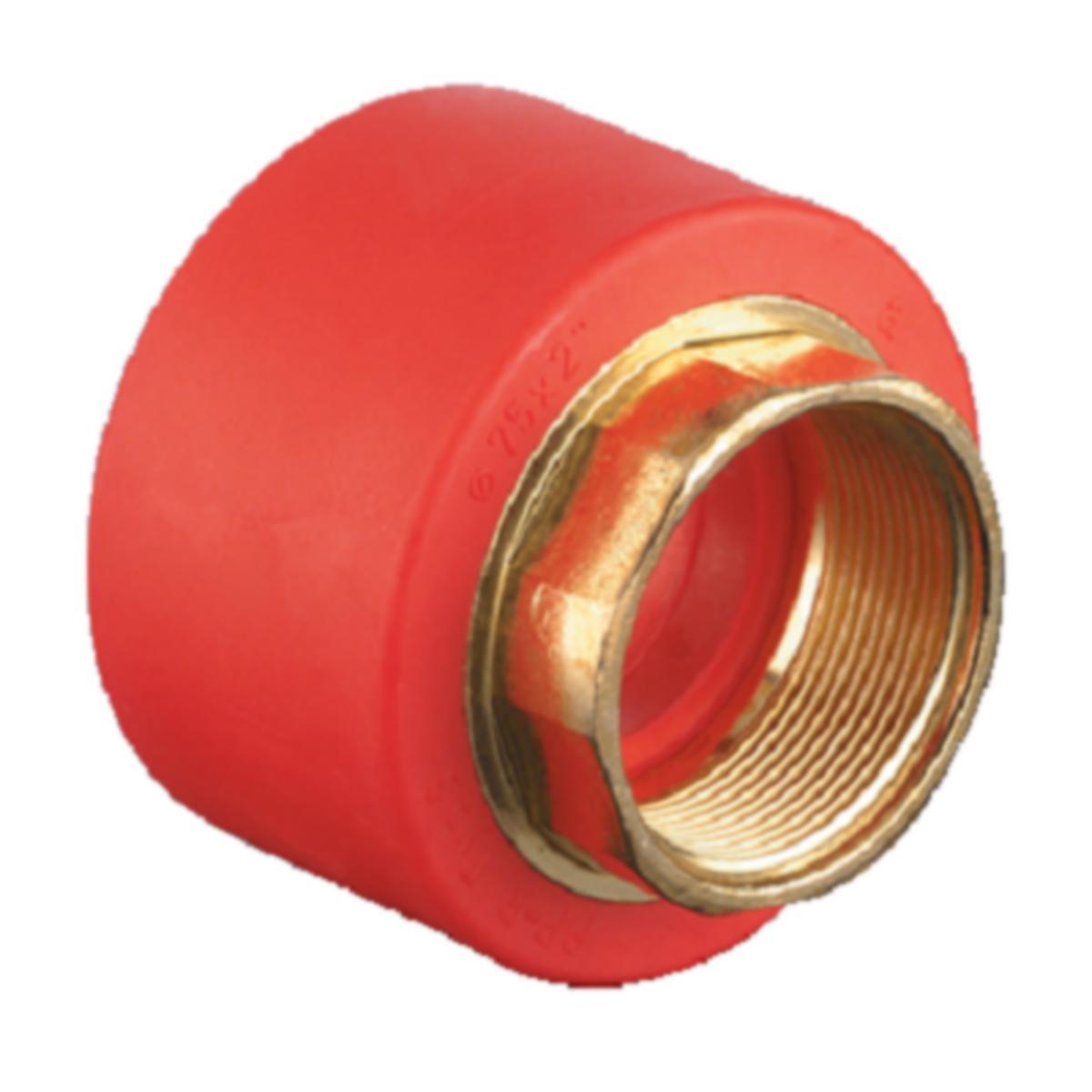Overgangsmuffe hexagon, Red pipe - Armaturjonsson