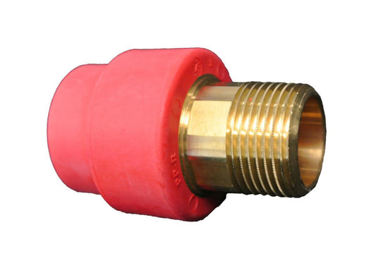 Overgangsnippel hexagon, Red pipe - Armaturjonsson