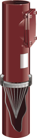 Rottesperre DN100 MA - KJ-MA System