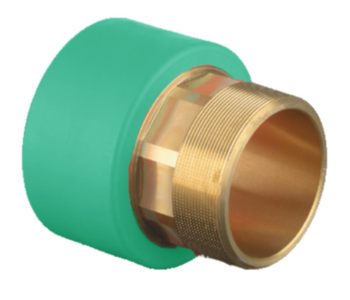 Overgangsnippel hexagon, Blue pipe / Green pipe og tappevann - Armaturjonsson