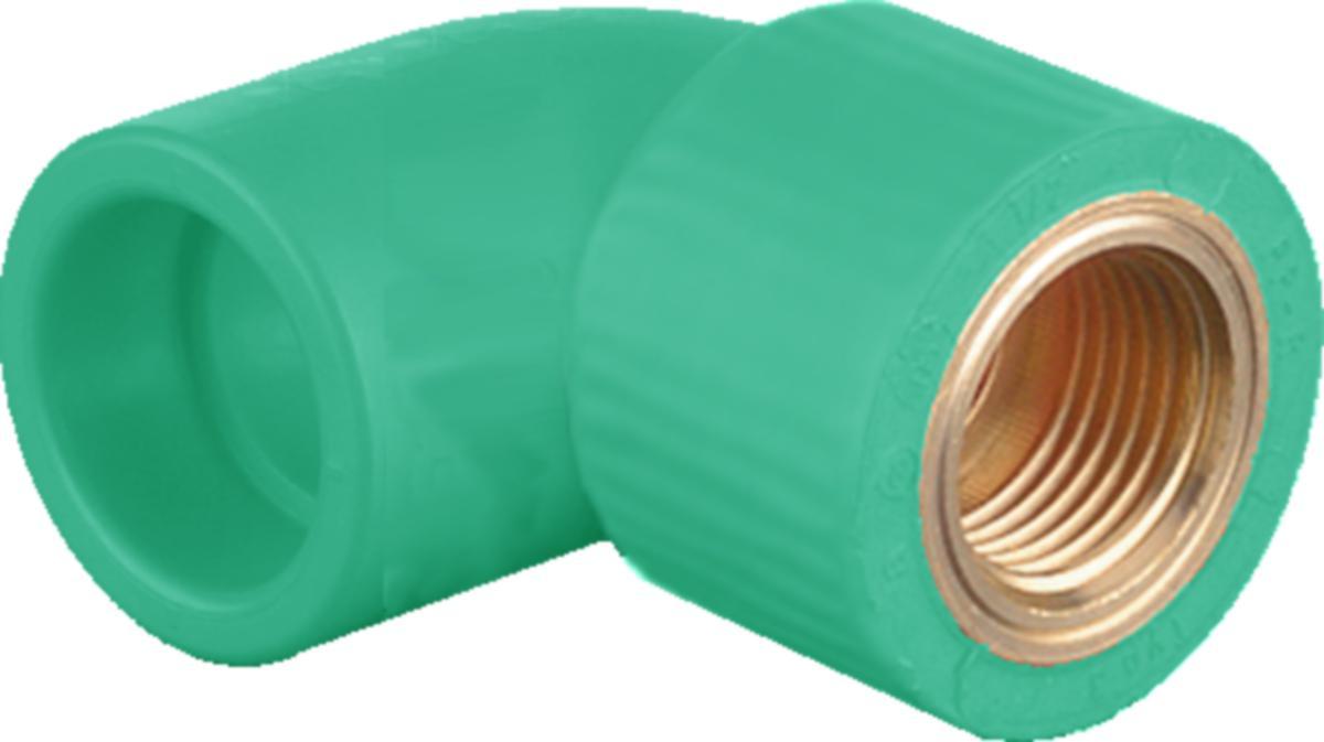 Overgangsalbu innvendig gjenget, Blue pipe / Green pipe og tappevann - Armaturjonsson
