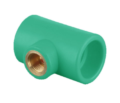 T-rør med innvendig gjenge, Blue pipe / Green pipe og tappevann - Armaturjonsson