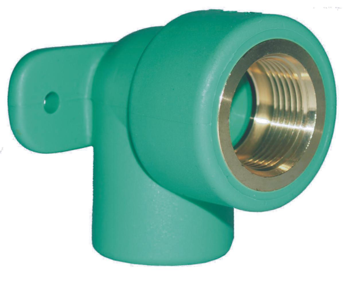 Platealbu innvendig gjenget, Blue pipe / Green pipe og tappevann - Armaturjonsson