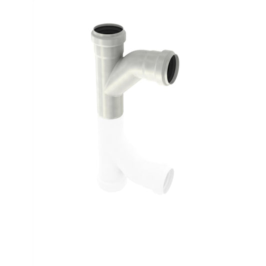 Grenrør 87,5° enkelt, AISI 304, EN1.4301, Acopipe