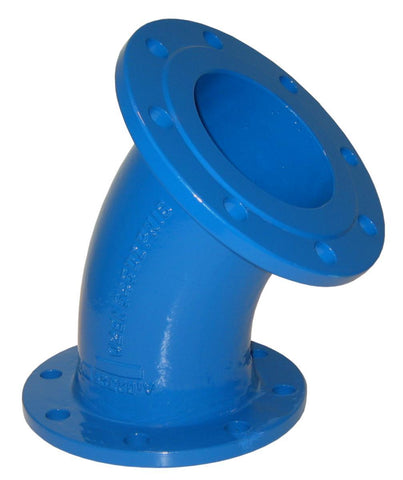 Flensebend 45° Duktilt, Ulefos