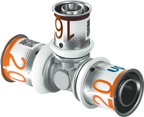Overgangs T-rør - S-Press PLUS, Uponor
