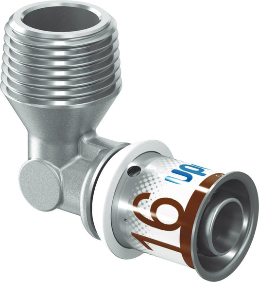 Albue med utvendig gjenge - S-Press PLUS, Uponor