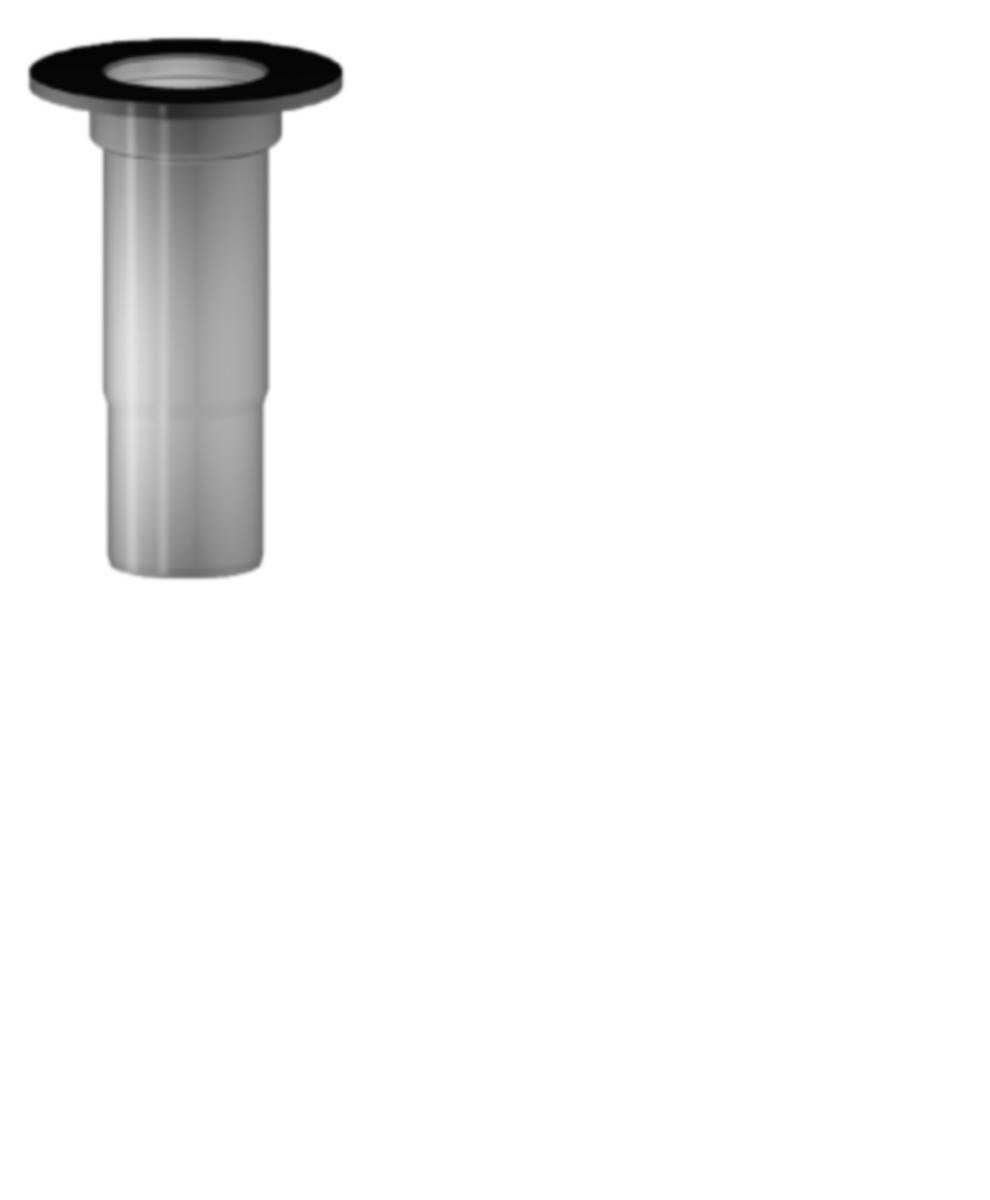 Gjennomføring med sveiseflens, AISI 304, EN1.4301, ACO Pipe