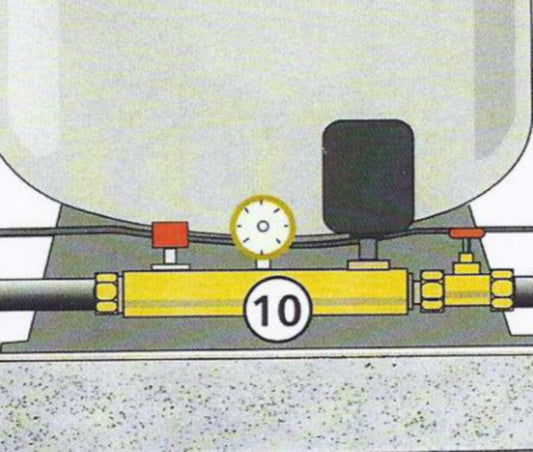 Tankpakke for trykktank Well Mate, Xylem